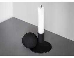 Świecznik Menu Optical Candle Holder Black
