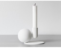 Świecznik Menu Optical Candle Holder White