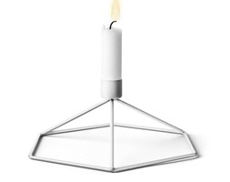 Świecznik Menu POV Candleholder White