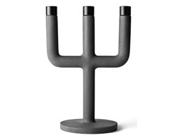 Świecznik x3 Menu Weight Here Dark Grey L