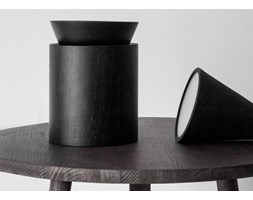 Pojemnik z misą Menu Wooden Bowl High Black Oak