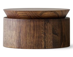Misa/pojemnik Menu Wooden Bowl Low Dark Oak