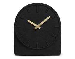 Zegar LEFF felt two black brass