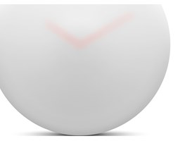 Zegar LEFF hazy35 white orange hands