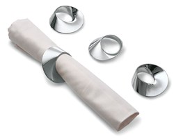 Zestaw obrączek na serwetki Philippi Swirl x4