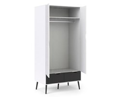 Szafa Oslo 2D2S biało-czarna