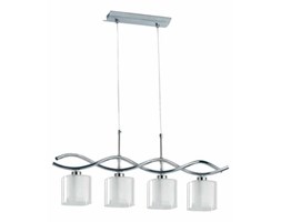 Lampa wisząca zwis żyrandol Alfa Illusion 4x40W E14 chrom 17134