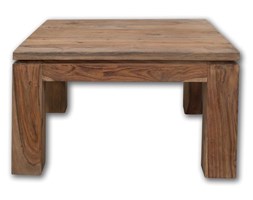 Stolik kawowy 80 x 80 drewniany Natural