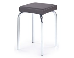 taboret kwadratowy dantos - brązowy