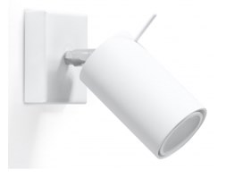 WYS. 24H! LAMPA ścienna/sufitowa OVAL 1xGU10 biały reflektor OPRAWA regulowana spot