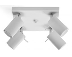 WYS. 24H! Spot LAMPA sufitowa OVAL 4xGU10 biały reflektor OPRAWA regulowana KWADRAT metalowa