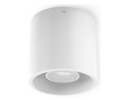 WYS. 24H! Downlight LAMPA sufitowa plafon okrągła PLUTON minimalistyczna CYLINDER metalowa spot WALEC tuba KOŁO biały
