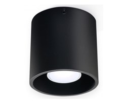 WYS. 24H! Downlight LAMPA sufitowa plafon okrągła PLUTON minimalistyczna CYLINDER metalowa spot WALEC tuba KOŁO czarna