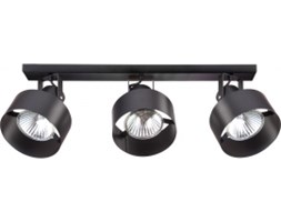 WYS. 24H! Minimalistyczna LAMPA sufitowa RIF PLUS 3 SIGMA 31197 metalowy PLAFON LOFT spot LISTWA szyna reflektory czarny