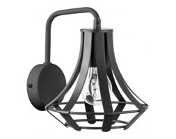 PROMOCJA! Druciana LAMPA ścienna siatka SIGMA 31348 POLA industrialna KINKIET metalowy skeleton retro druciany LOFT czarny