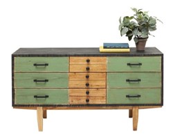 Komoda Napa Valley drewniana kolorowa 120x43x60cm-KARE DESIGN