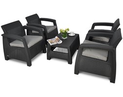 Komplet ogrodowy CORFU QUATTRO Graphite