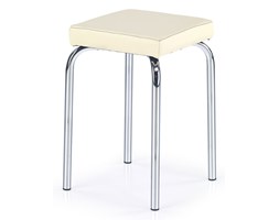 taboret kwadratowy dantos - beżowy