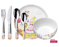 Zestaw porcelany i sztućców 6 elem. Księżniczka Anneli - WMF - DECOSALON - Zakupy bez ryzyka