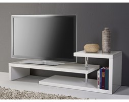 Stolik pod telewizor - regał, biały - CONCORD