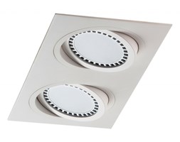 LM 621/2 OPRAWA HALOGENOWA LED WPUSZCZANA OCZKO REGULOWANA BIAŁY ES111 QR111 AR111 GU10 G53