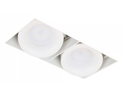 LM 818/2 WH OPRAWA HALOGENOWA LED WPUSZCZANA OCZKO BEZRAMKOWA REGULOWANA BIAŁY MR16 GU10 GU5,3