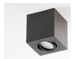 LM P 204 PLAFON NOWOCZESNA LAMPA SUFITOWA OPRAWA NATYNKOWA ALUMINIUM CZARNY PAR16 GU10 LED