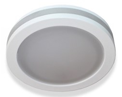 LM 825 IP OPRAWA LED WPUSZCZANA OCZKO ALUMINIUM BIAŁY HERMETYCZNA IP44 5W 400lm = 35W 3000K