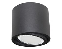 LM P 228 BK PLAFON NOWOCZESNA LAMPA SUFITOWA OPRAWA NATYNKOWA WALEC CZARNY ES111 QR111 AR111 GU10 LED