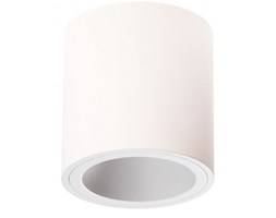 LM P 207 WH PLAFON NOWOCZESNA LAMPA SUFITOWA OPRAWA NATYNKOWA ALUMINIUM WALEC BIAŁA PAR16 GU10 LED