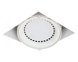 PP Design 618/1 WH OPRAWA HALOGENOWA LED WPUSZCZANA OCZKO BEZRAMKOWA REGULOWANA BIAŁY ES111 QR111 AR111 GU10 G53