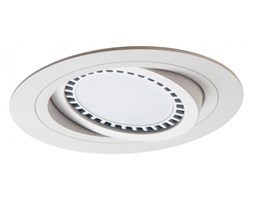 PP Design 620/1 OPRAWA HALOGENOWA LED WPUSZCZANA OCZKO REGULOWANA BIAŁY ES111 QR111 AR111 GU10 G53