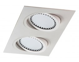 PP Design 621/2 OPRAWA HALOGENOWA LED WPUSZCZANA OCZKO REGULOWANA BIAŁY ES111 QR111 AR111 GU10 G53