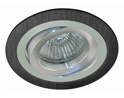 PP Design 812/1 OPRAWA HALOGENOWA LED WPUSZCZANA OCZKO REGULOWANA CZARNY MR16 GU10 GU5,3