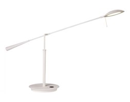 PP Design B 8001 WH LAMPA BIURKOWA STOŁOWA REGULOWANA ALUMINIUM BIAŁY LED 6W = 50W 3000K