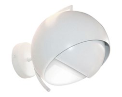 PP Design K 2075/1 KINKIET LAMPA ŚCIENNA METAL BIAŁY REGULOWANY KULA E27 LED