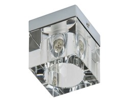 PP P Design P 1083/1 PLAFON NOWOCZESNA LAMPA SUFITOWA KOSTKA NATYNKOWA CHROM SZKŁO KRYSZTAŁOWE G9 LED