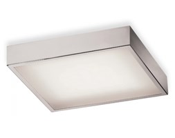 PP Design P 1092/30 PLAFON LAMPA SUFITOWA NATYNKOWA METAL CHROM SZKŁO MAT E27 2X60W HERMETYCZNY IP44