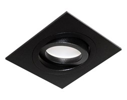 PP Design 810/1 OPRAWA HALOGENOWA LED WPUSZCZANA POJEDYNCZA ALUMINIUM CZARNY PAR16 MR16 GU10 GU5,3