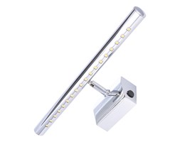 Kinkiet Led Lark Chrome Azzardo styl nowoczesny aluminium
