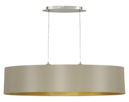 Lampa wisząca MASERLO 4 Eglo styl nowoczesny stal nierdzewna tkanina