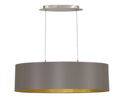Lampa wisząca MASERLO 2 Eglo styl nowoczesny stal nierdzewna tkanina