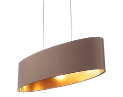 Lampa wisząca MASERLO 2 Eglo styl nowoczesny stal nierdzewna tkanina