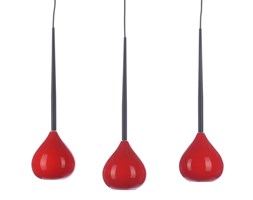 Lampa Wisząca Aga 3 Azzardo styl retro vintage metal szkło
