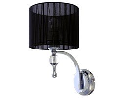 Kinkiet Impress Azzardo styl glamour kryształ metal akryl tkanina