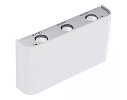 Kinkiet Led Ginno 3 lampa ścienna Azzardo styl nowoczesny aluminium