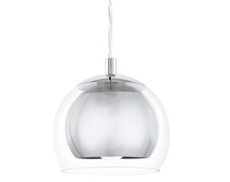 Lampa wisząca ROCAMAR Eglo styl nowoczesny stal nierdzewna szkło