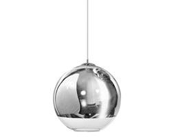 Lampa Wisząca Silver Ball 18 Azzardo styl nowoczesny, metal, szkło