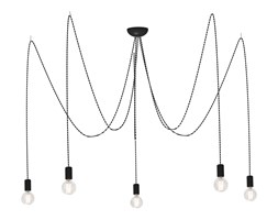 Lampa wisząca SPIDER V Nowodvorski styl industrialny kabel w oplocie