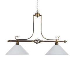 Lampa wisząca CORA II Nowodvorski styl klasyczny, stal lakierowana, szkło